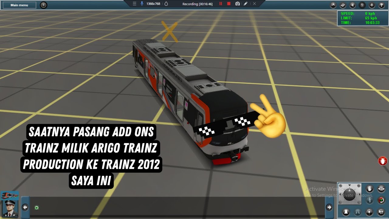 Speed Up Video Pasang Add Ons Trainz by Arigo Trainz Production