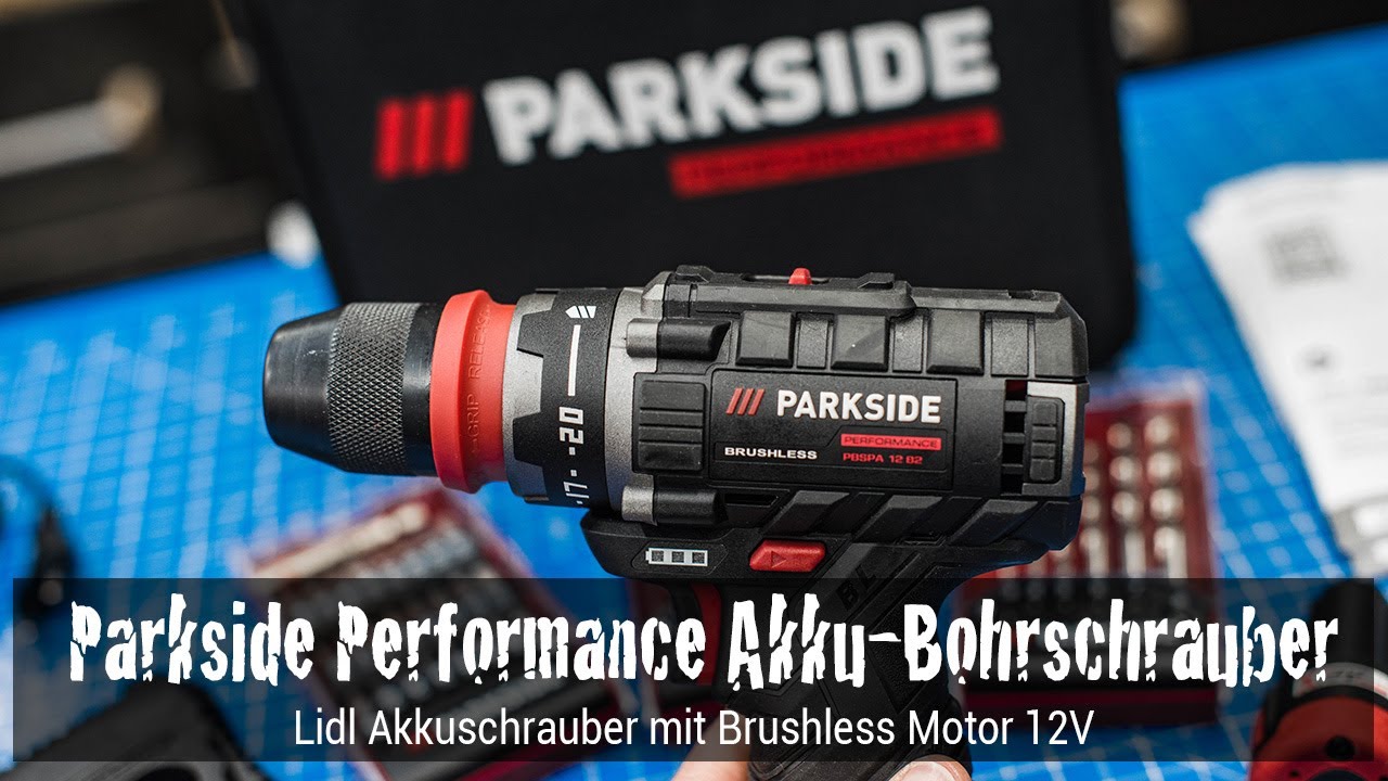Parkside Performance Akkuschrauber 12V mit Brushless Motor von Lidl