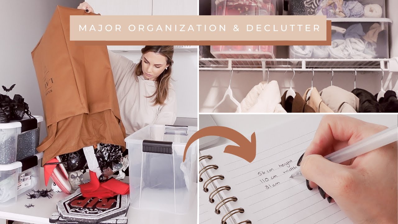 Major Declutter & Organization! This is your sign to organize your storage cupboard! 2022 prep