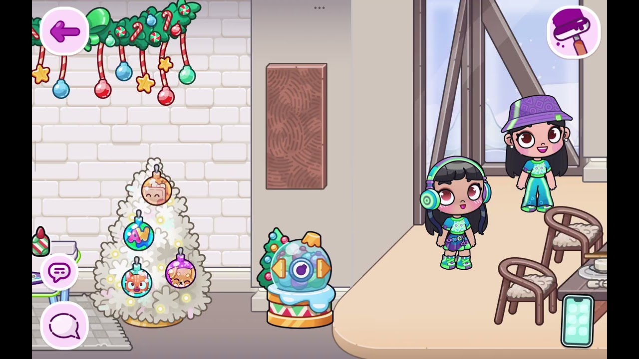 Haciendo compras navideñas y Maía se enferma en avatar world 🥰