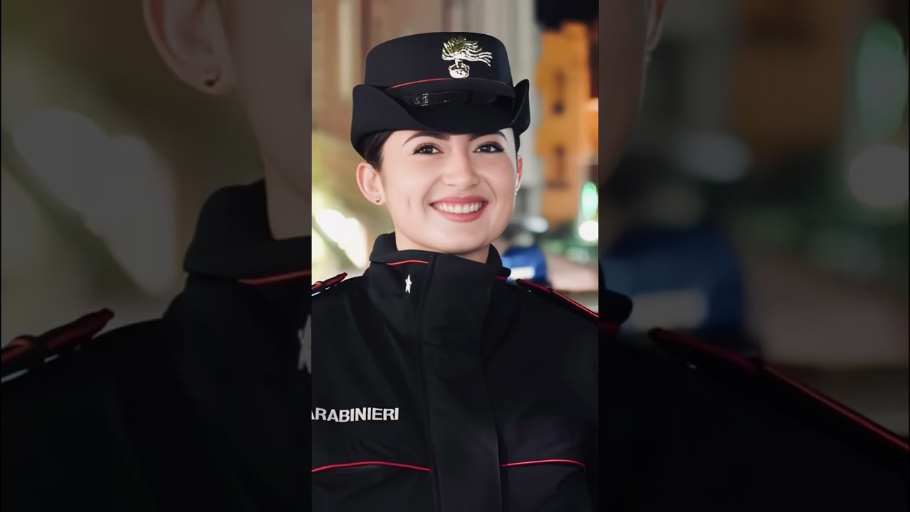 taking italian carabiniere photo👮carabiniere woman arrest me please😉 #italiancarabinieri