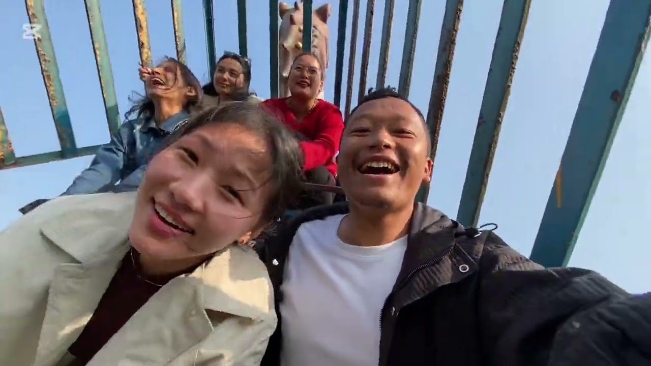 Selfie dadha ma aunty ra bunu haru sanga ghumgham❤️🥰 #fypシ #surunga 