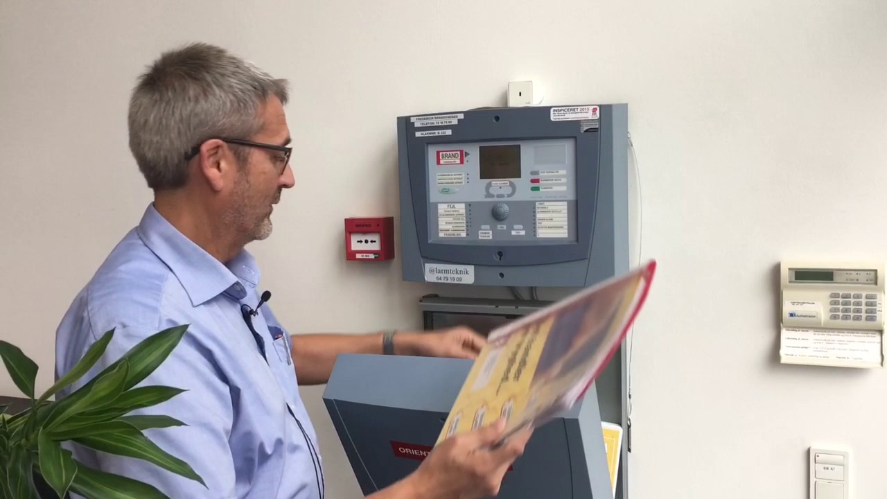 På ABA inspektion med Jørn Pedersen, Dansk Brand- og sikringteknisk Institut (DBI)