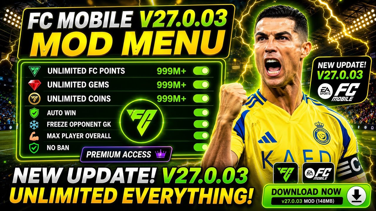 FC Mobile Mod Menu | Бесконечные деньги + поинты | FC MOBILE MOD APK | FC Mobile Mod Menu Apk