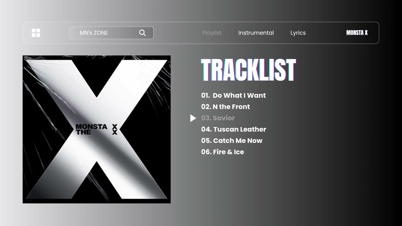 [FULL ALBUM] MONSTA X (몬스타엑스) Mini Album 'THE X'