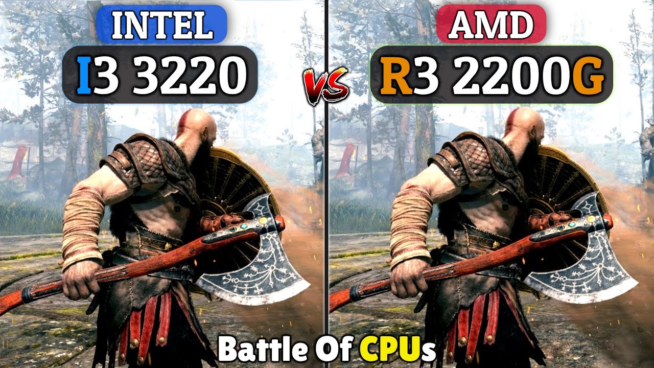 AMD Ryzen 3 2200G vs Intel Core i3 3220 | 2nd Gen AMD Ryzen 3 vs 3rd Gen Intel i3