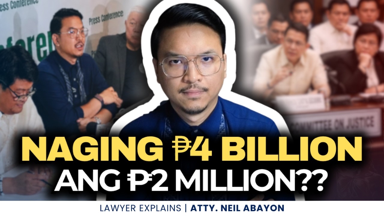 Atty. Mans Carpio DENIES having P6BILLION! May P4BILLION error?
