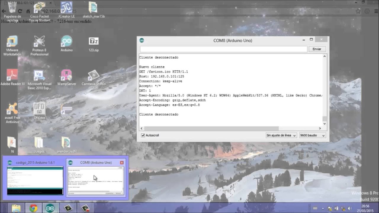 Sensor de humedad y temperatura a través de web server | Arduino uno + Ethernet Shield + DHT11