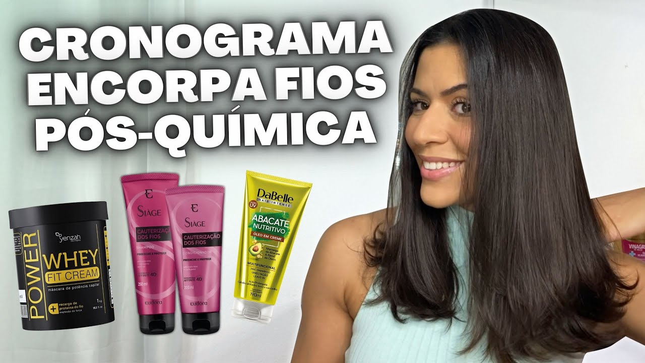 COMO FAZER UM CRONOGRAMA ENCORPA FIOS PARA CABELO ALISADO: DICAS + PRODUTOS | Larisse Gama