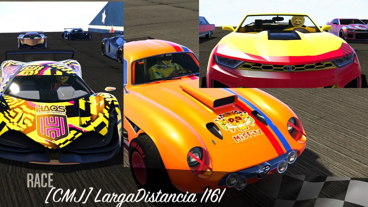 [CMJ] LargaDistancia |16| | GTA 5 Online Longhaul Race - Lemon 3 Peats Top 3