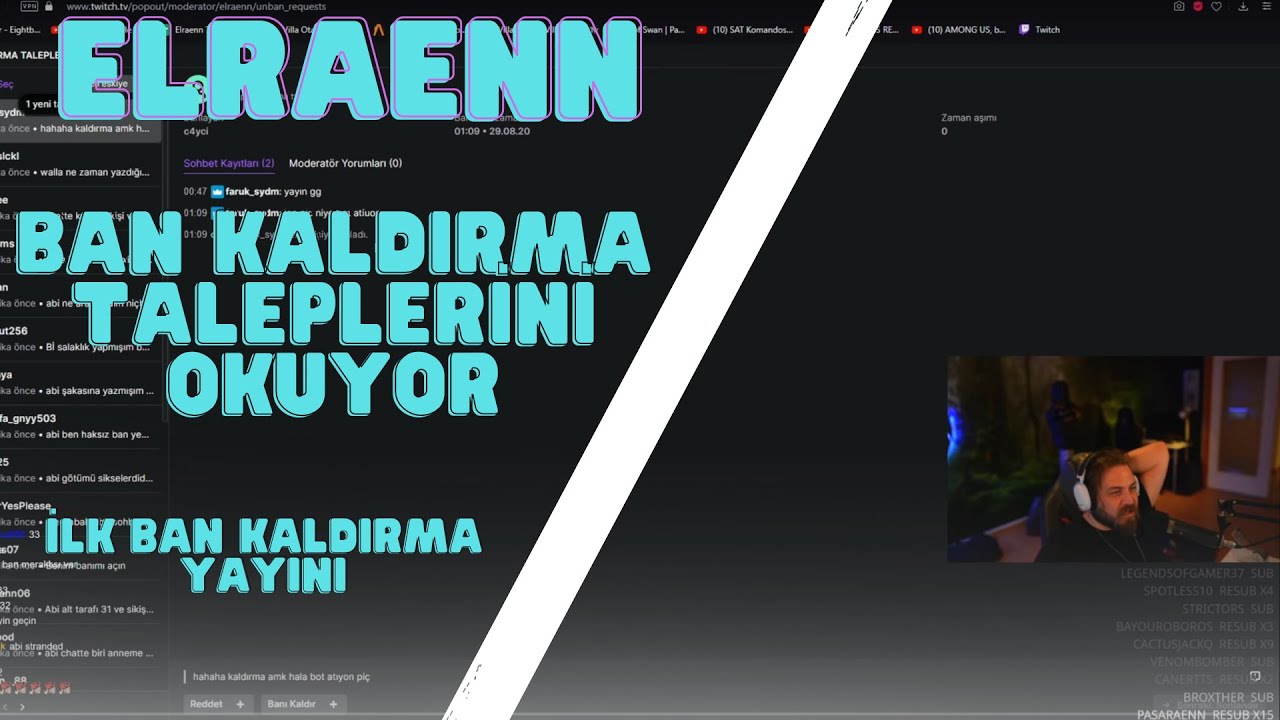 Elraenn - Ban Kaldırma Taleplerini Okuyor | İlk Ban Kaldırma Talepleri