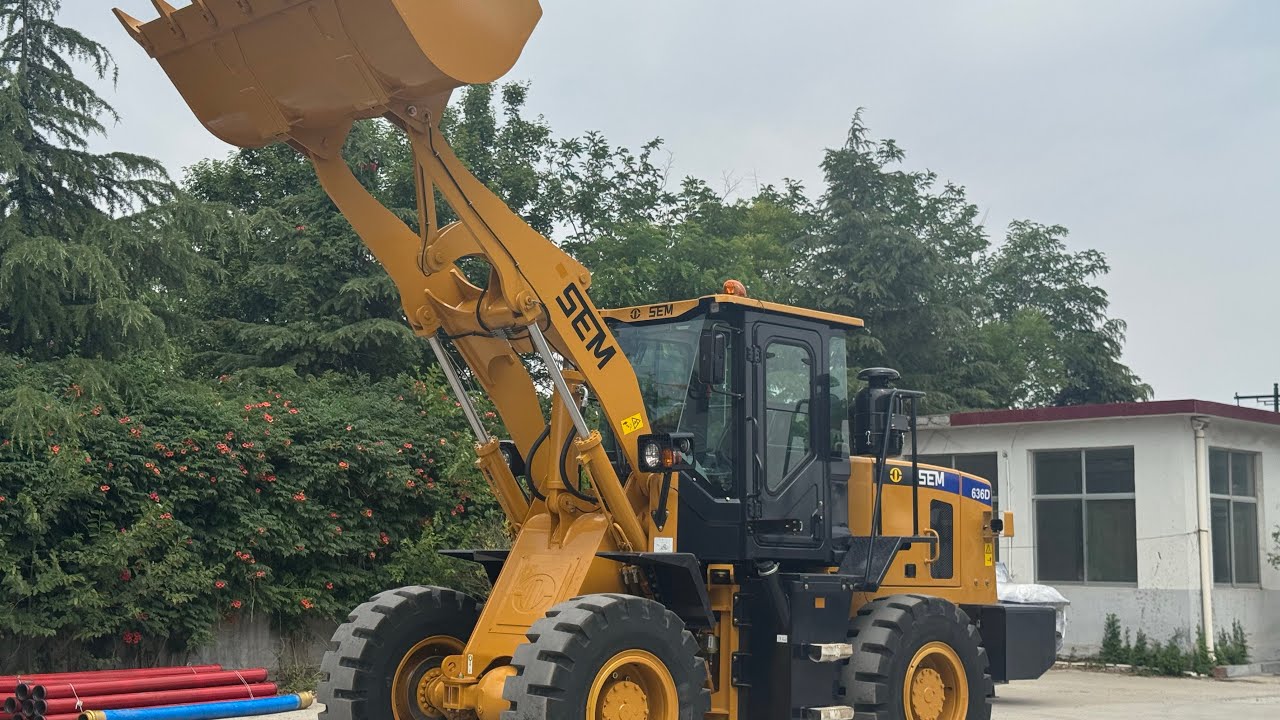 Load 3 tons new SEM 636D Wheel loader  Customization#china #mechanics #factory