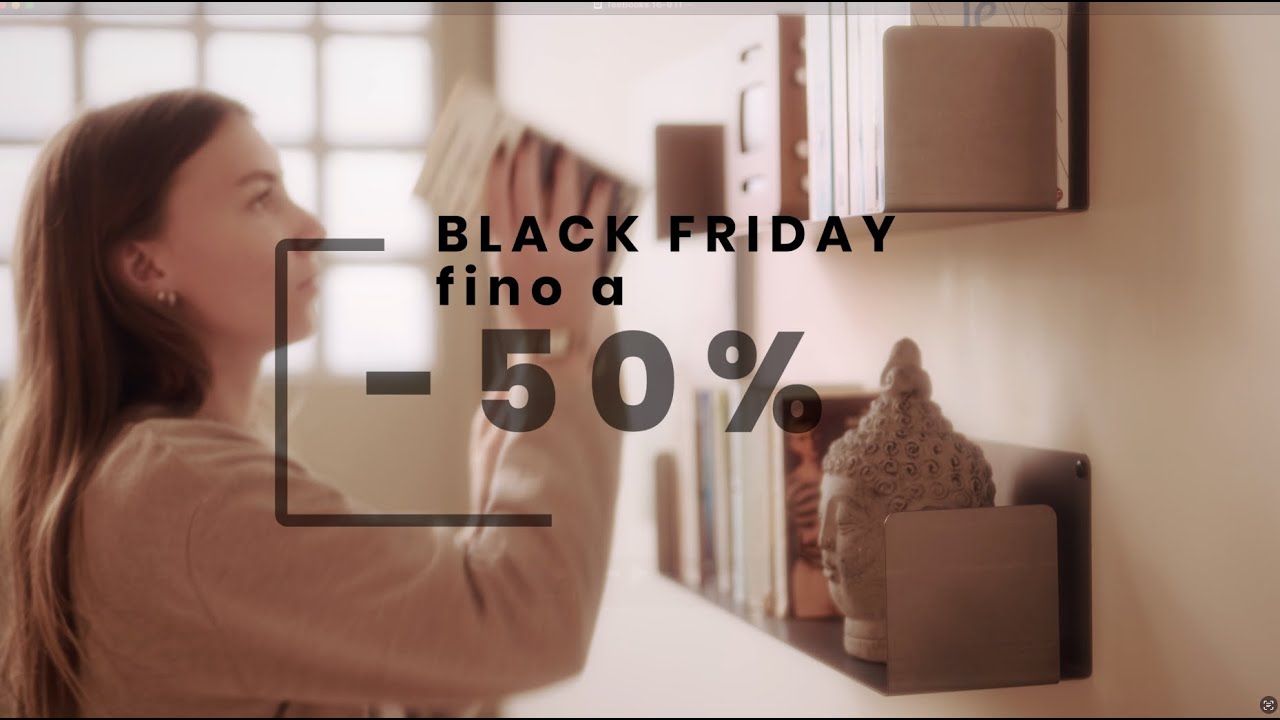 TEEbooks: Mensole di design Made in Italy - Black Friday fino al 50% di sconto