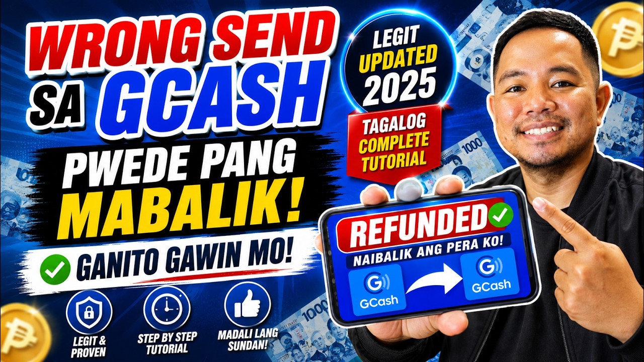 PAANO MABALIK ANG WRONG SEND NA PERA SA GCASH? SOBRANG DALI LANG. 2025 TAGALOG FULL TUTORIAL UPDATED