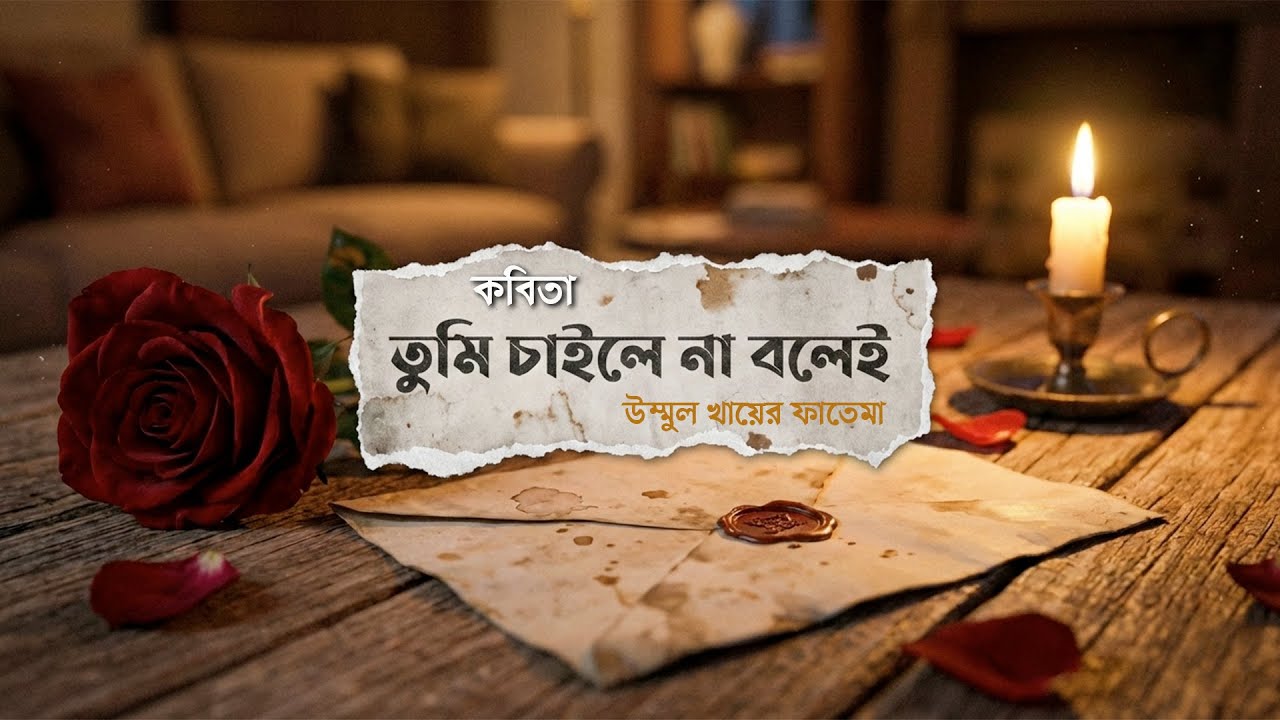 তুমি চাইলে না বলেই | উম্মুল খায়ের ফাতেমা | প্রেম ও বেদনার কবিতা | AI Rana Chowdhury - ReadPath