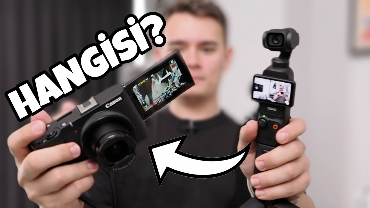 HANGİ VLOG KAMERASI SANA GÖRE? Dji Pocket 3 & Canon V1 kamera testi