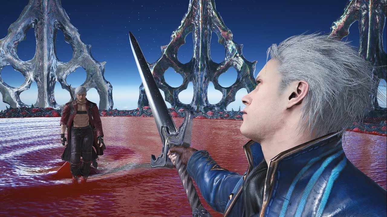 Dante vs Vergil Battle 3 DMC3 REMAKE