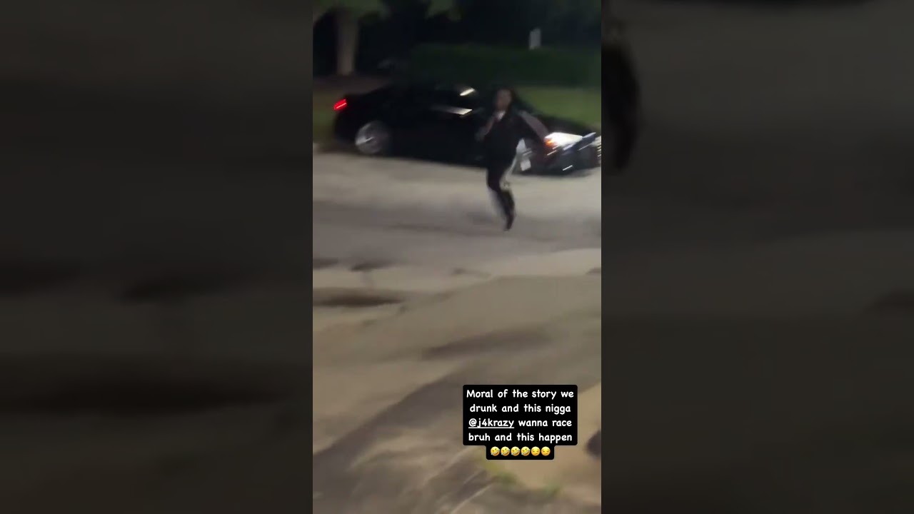 Jdot Breezy & J4 Krazy Both Fall While Drunk Racing