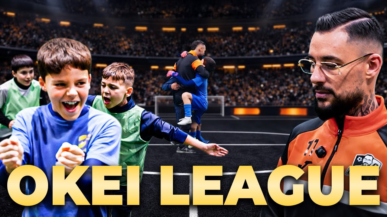 OKEI LEAGUE 🏆. Coach senza filtri “allenamento” #league #football #kids 