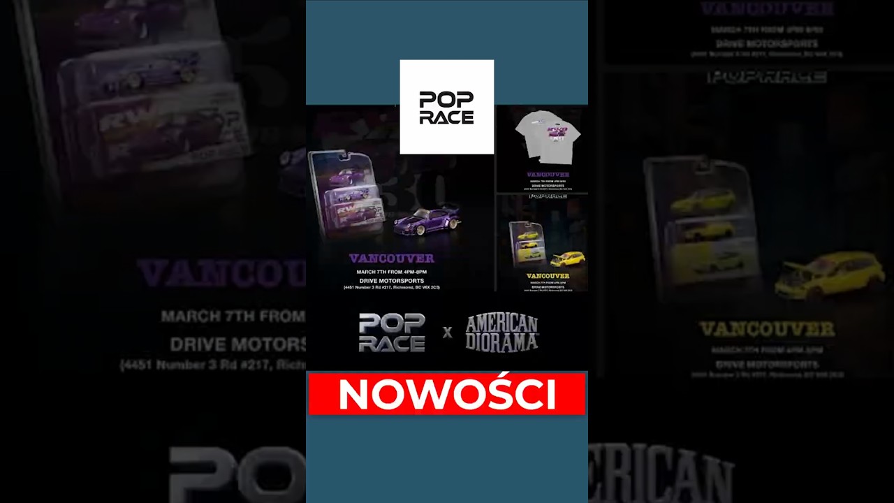 NOWOŚCI OD POP RACE (RWB, CIVIC i AMERICAN DIORAMA)