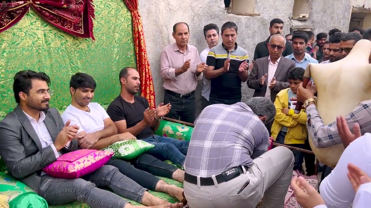 مراسم حنابندان در جنوب ایران ، wedding in south of Iran , همراه با #نی_انبان