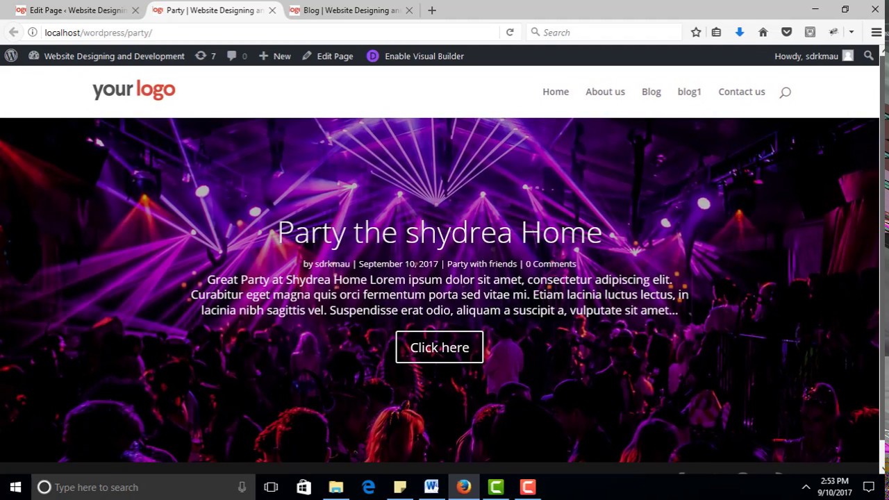 Website Design Templates Tutorial - Blog 1