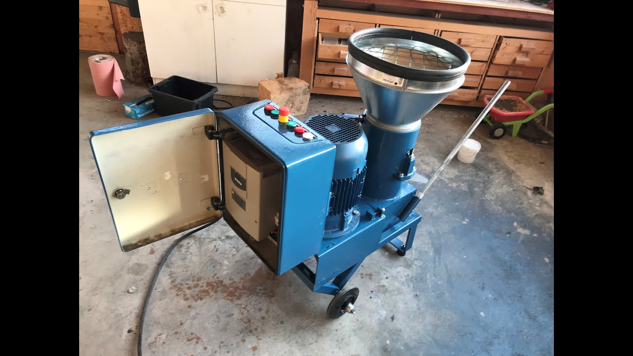 Fabrication d'une machine à pellets / granulés bois.
