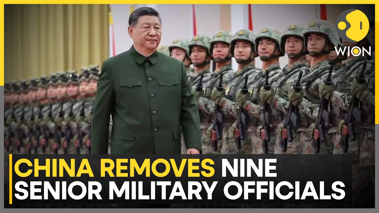 China Removes Nine Senior Military Officials Amid Xi's Corruption Purge | WION News