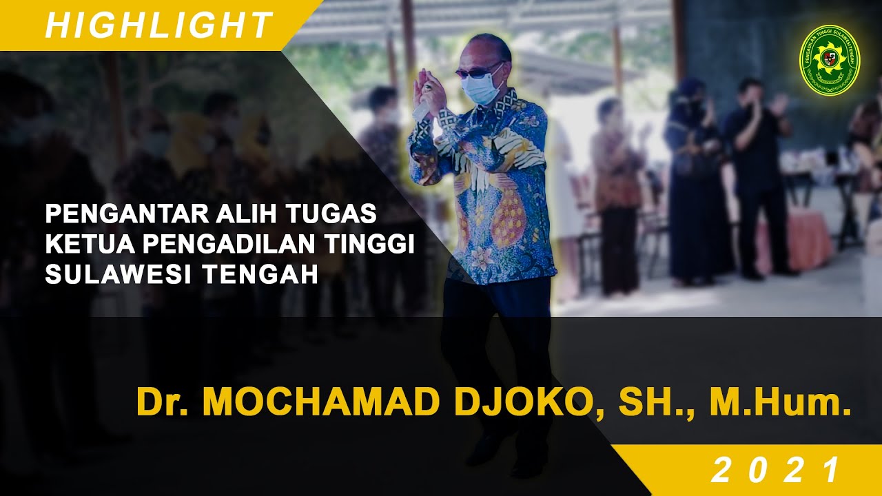 PENGANTAR ALIH TUGAS BAPAK MOCHAMAD DJOKO