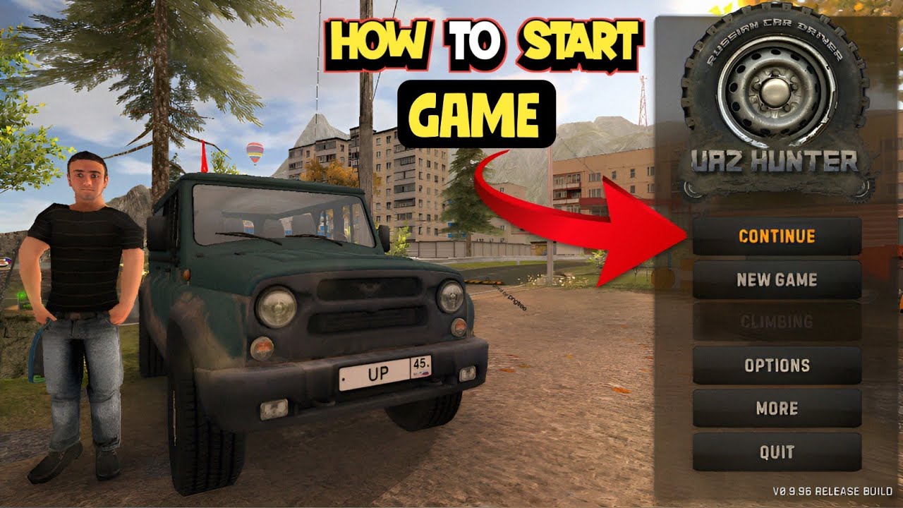 Russian Car Driver UAZ Hunter Game Kaise Chalu Kar | How To Start Russian Car Driver Uaz Hunter |
