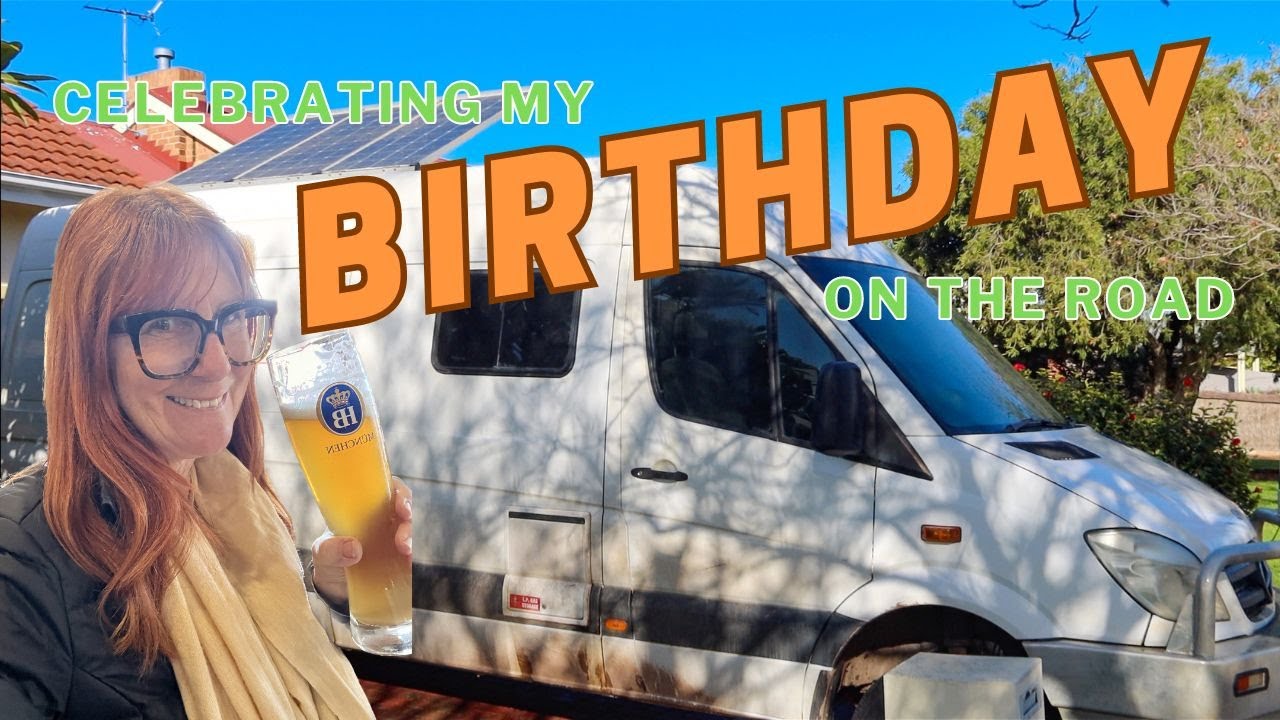 Celebrating my BIRTHDAY on the road | Hahndorf - Adelaide | Vanlife Australia