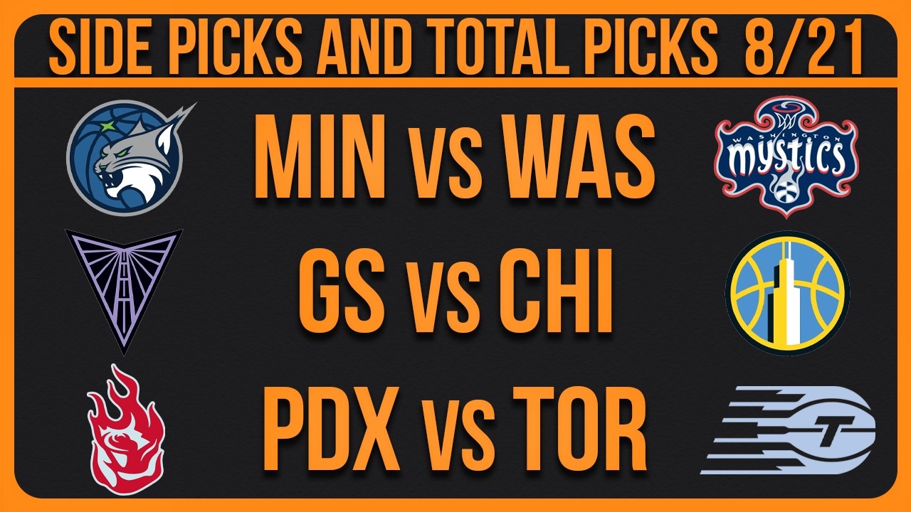 WNBA Picks Today Friday 8/21/26 | FREE WNBA Best Bets & Predictions