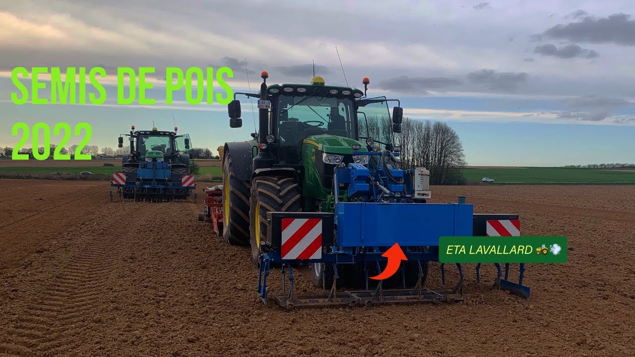 Semis de pois (ETA LAVALLARD) 🚜🌱
