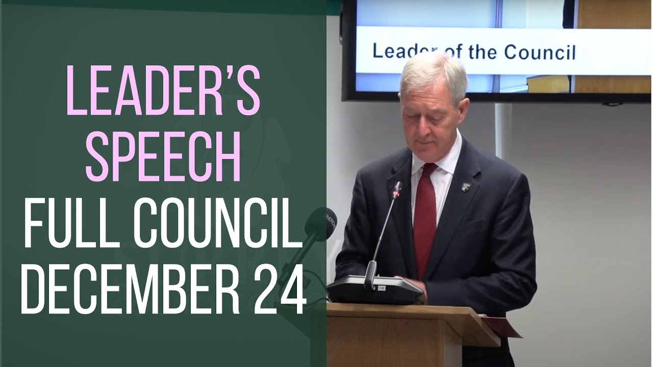 Leader's Speech at Full Council - 10 December 2024