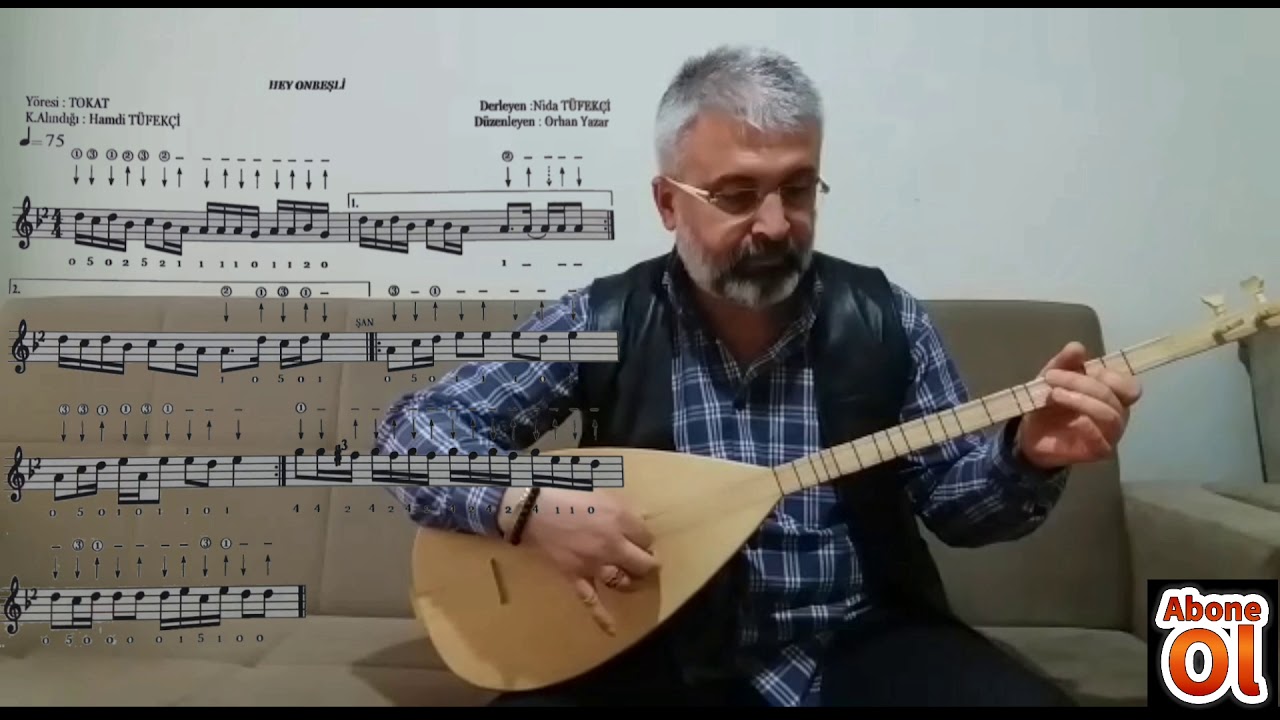 Bağlama Dersleri-13 Hey Onbeşli(Solfej)