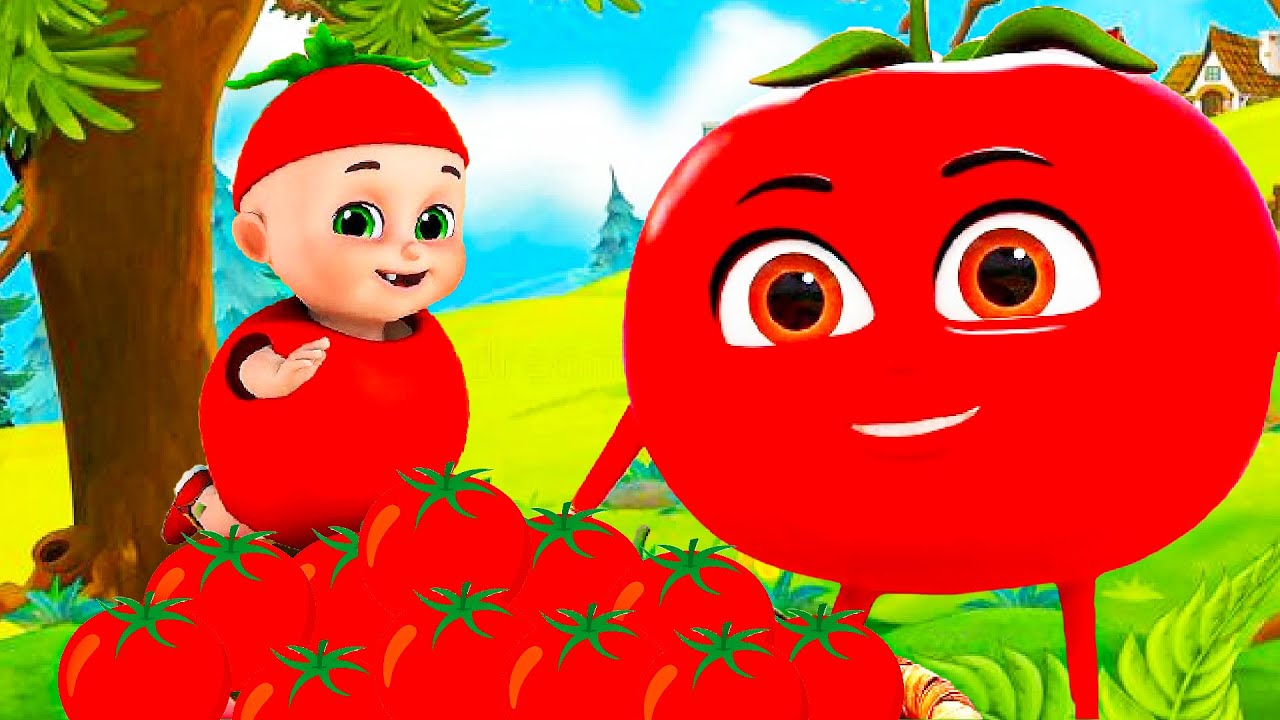 आहा टमाटर  Aaha Tamatar Bade Majedar  Bhojpuri Rhymes For Kids Nursery Rhymes - Riya Rhymes Bhojpuri