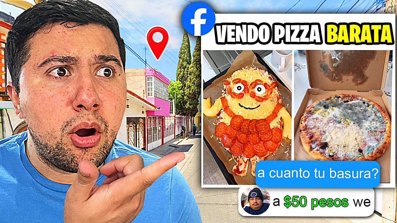 Probé la COMIDA de MARKETPLACE de FACEBOOK *me estafaron 🤢*