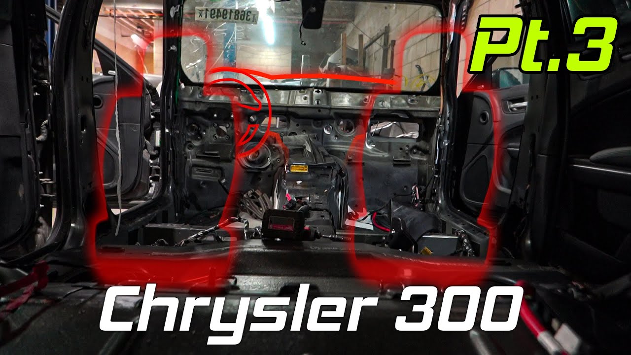 Chrysler 300 Engine Swap (Part 3) gutting interior
