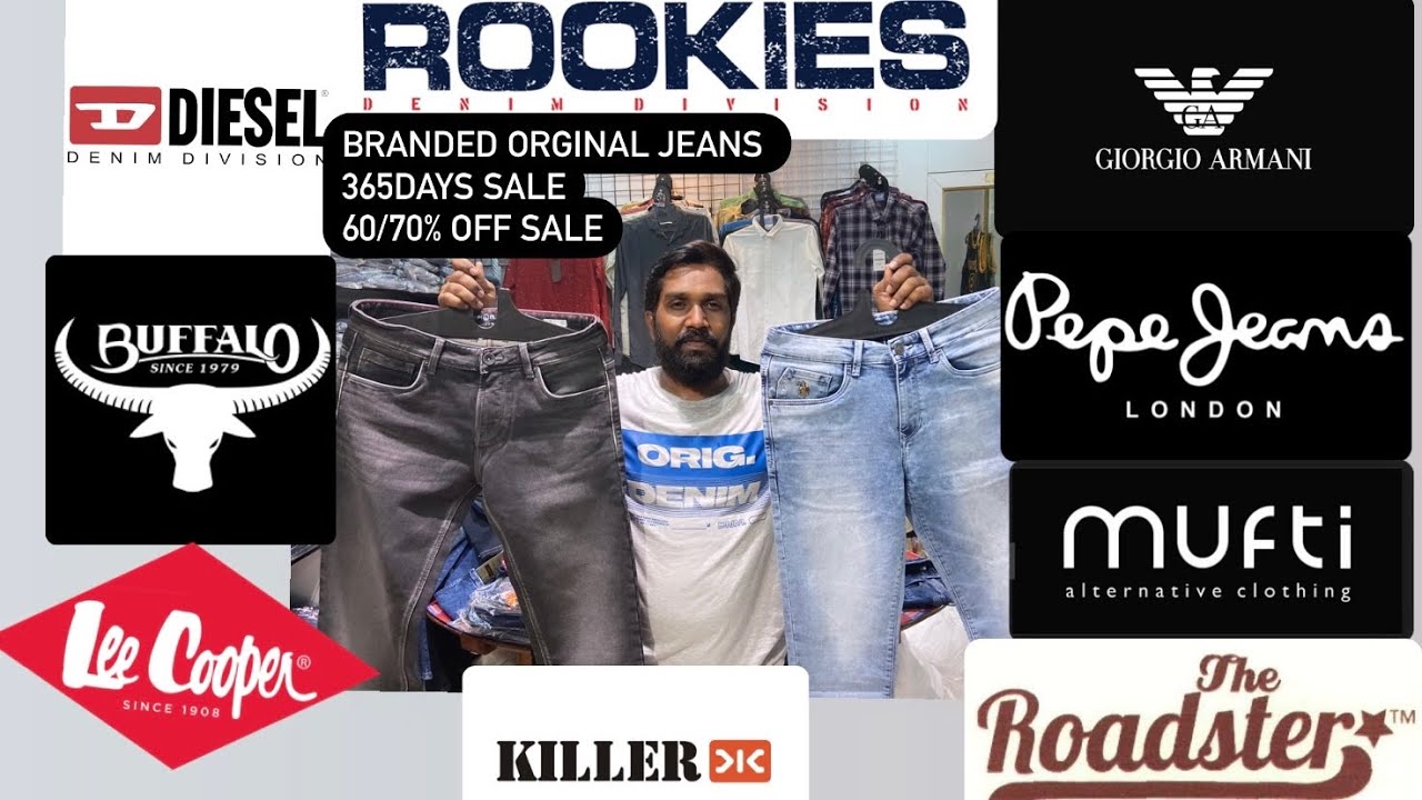 70/80% SALE ON ORIGINAL BRANDED JEANS / J WALK STORES BRAND HOUSE