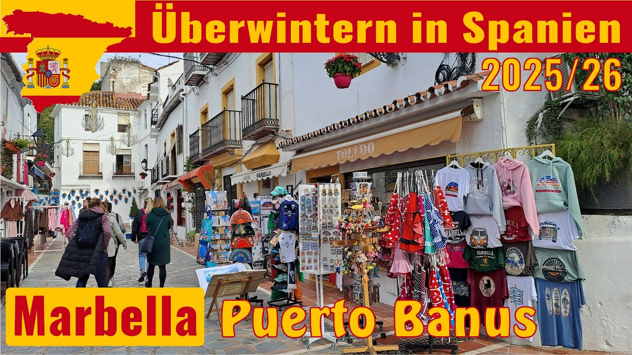 Mit dem Wohnmobil in Spanien überwintern 2025/26 - Marbella 🇪🇸 Die Altstadt und der Puerto Banus