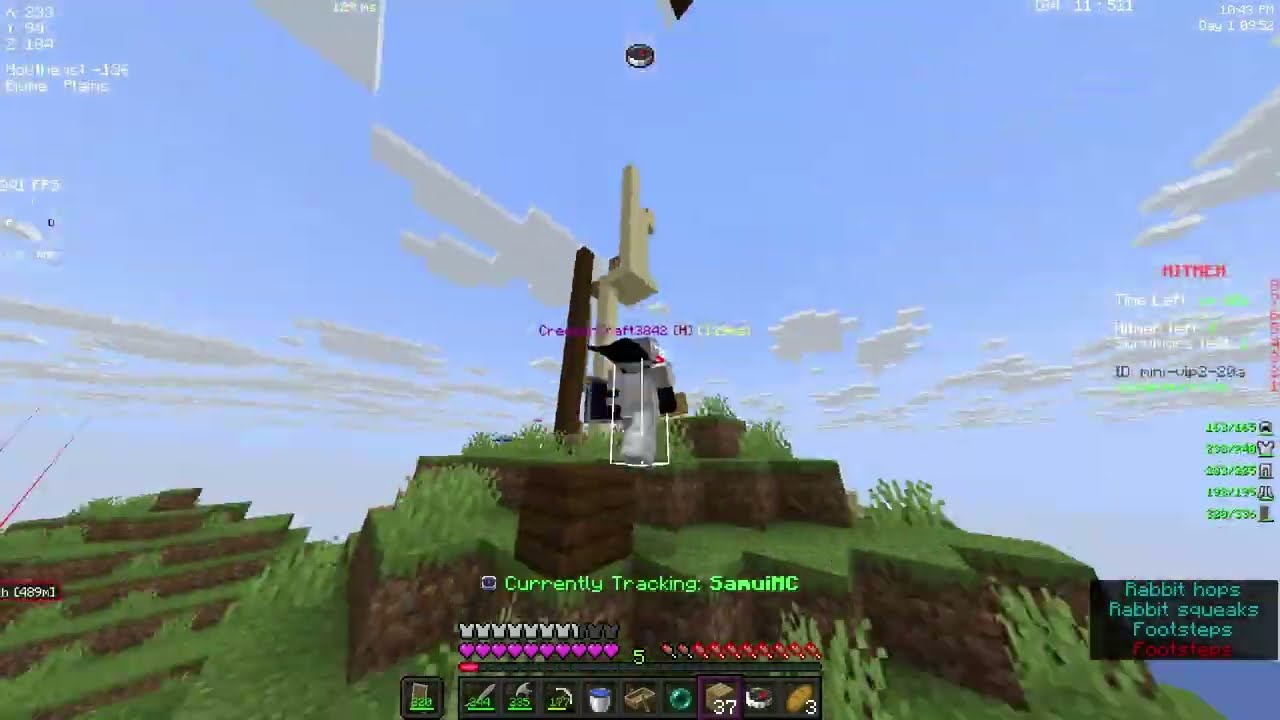 Minecraft Survivor vs 4 Hitman Hunter Pov