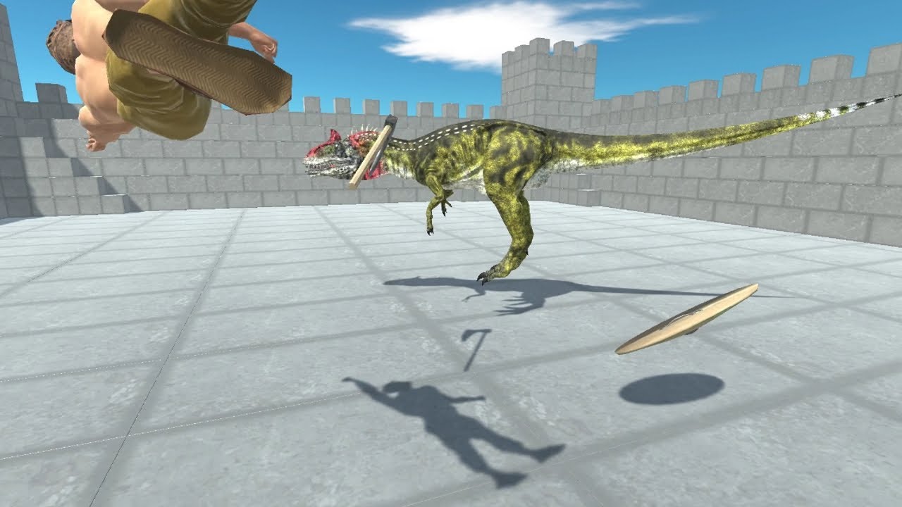 UPDATED CRYOLOPHOSAURUS in Ancient Castle vs ALL UNITS Animal Revolt Battle Simulator