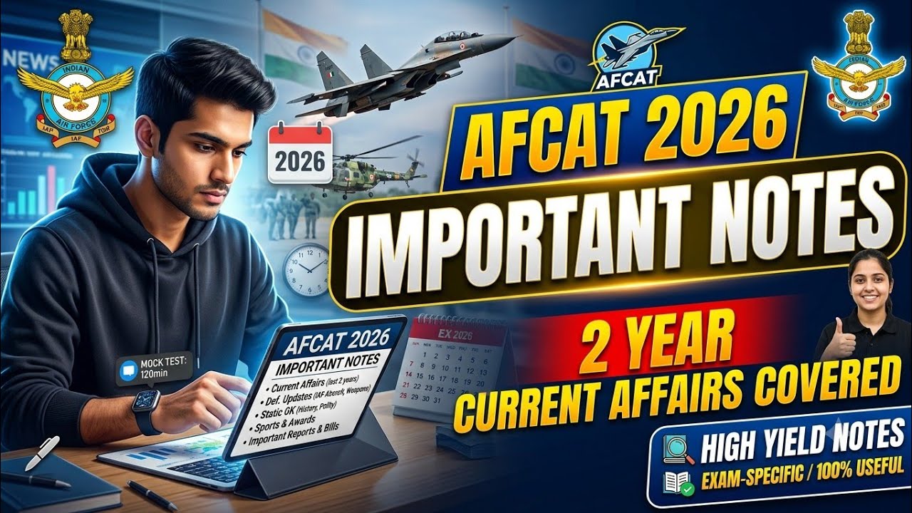 Current affairs for afcat exam 