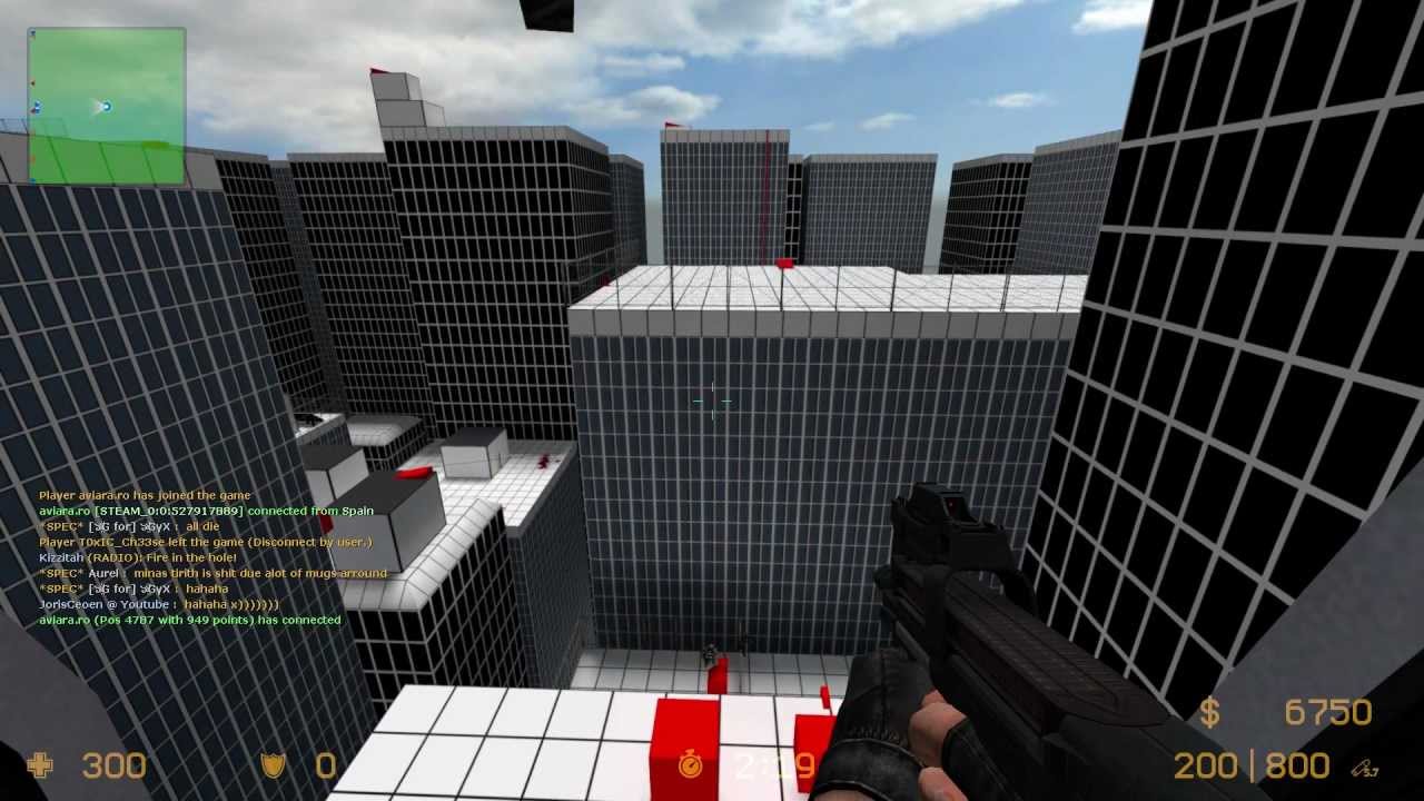 CSS: Zombie Escape - ZE_MIRROR'S_EDGE_V2 [Very fast run!] (1080p)