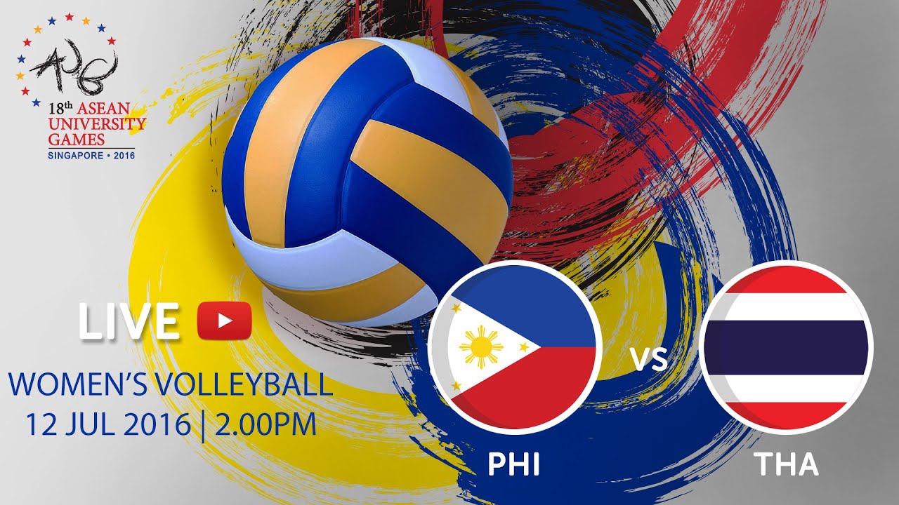 Volleyball Women's: Philippines v Thailand | 18th ASEAN University Games Singapore 2016