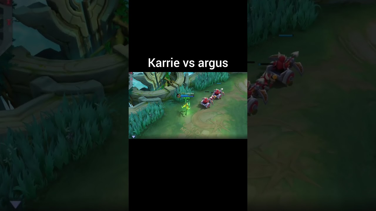 karrie vs argus ( gameplay ) #mlbb