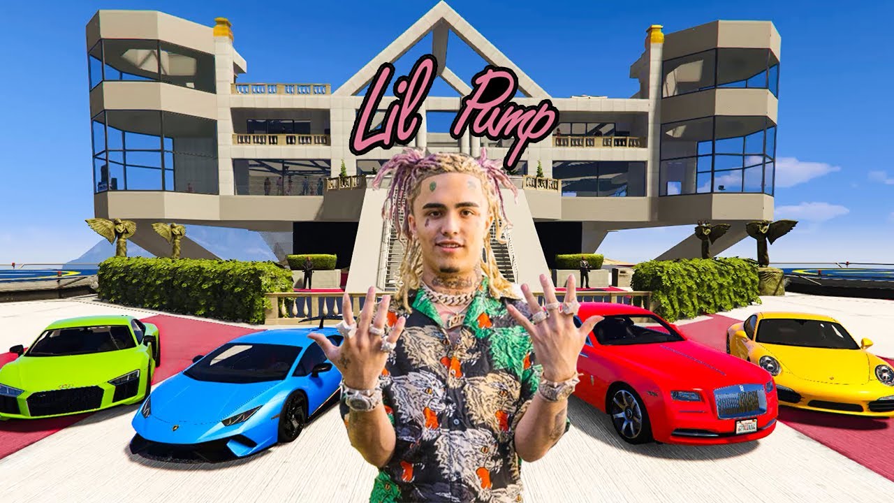 GTA 5 ✪ Stealing Lil Pump Luxury  Cars with Trevor ✪ (Real Life Cars #58)