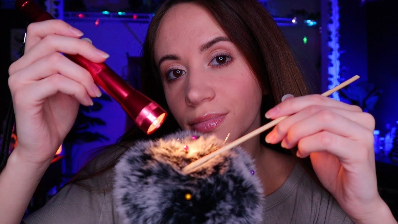 ASMR / Searching For BUGS (plucking, whispering, mic brushing)