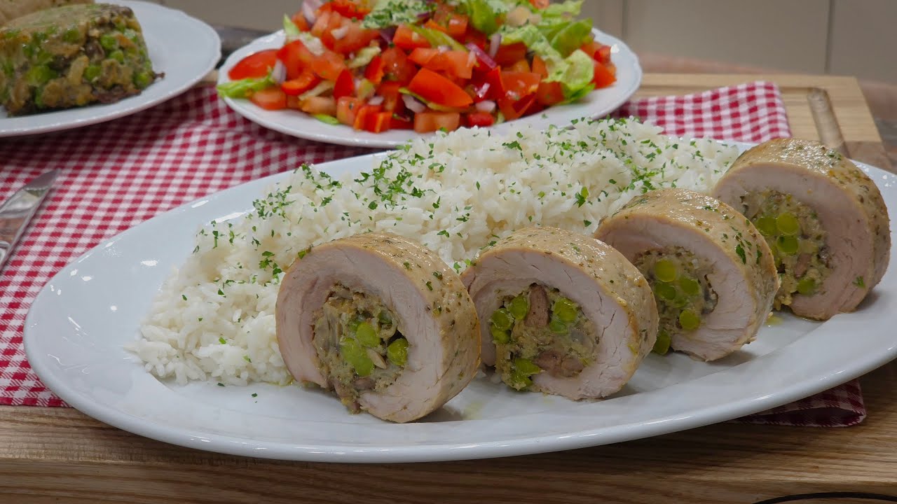 Gödöllői göngyölt karaj a karácsonyi asztalra Cosori Twin fryer 🎄🎉 @szokykonyhaja