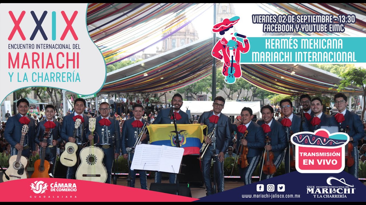 Kermés Mexicana - Mariachi Sol De América de Cuenca Ecuador